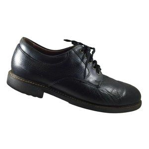 Neil M Shoes Mens 9.5 EEE Black Leather Derby Oxford Dress Casual Extra Wide